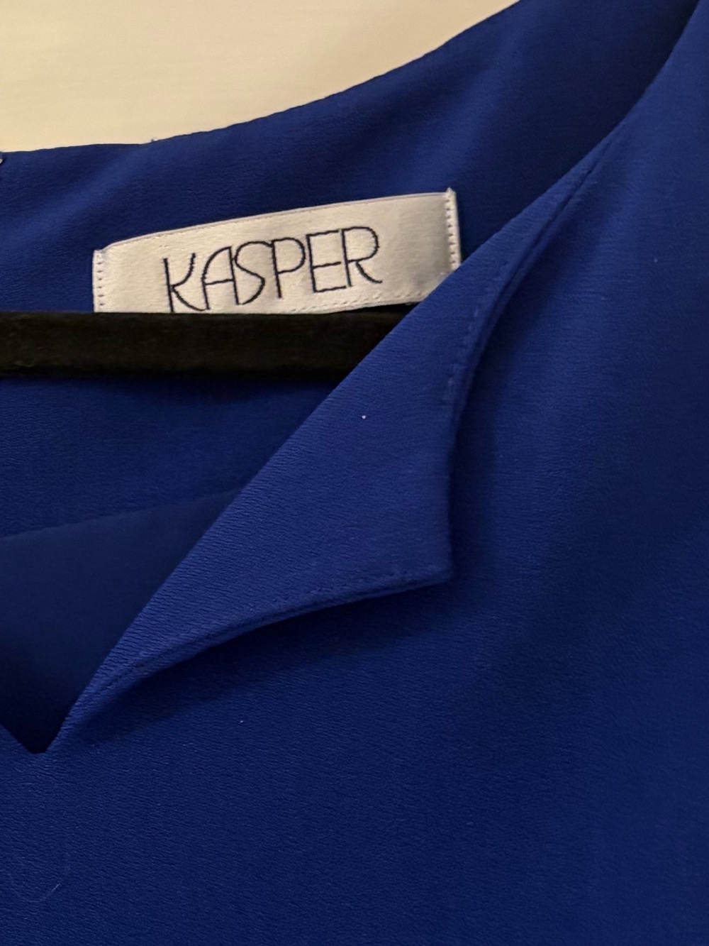 Kasper Bold Cobalt Sleeveless Sheath Dress - Picture 6 of 7